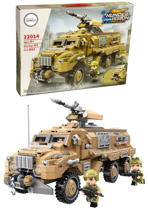 Конструктор Qman военная машина, с фигурками и аксесс, деталей 603 шт купить,NaN