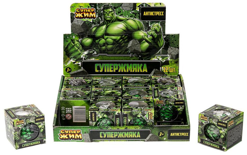 Игрушка-мялка СуперЖим TG01H-SB-RU зеленый купить,NaN