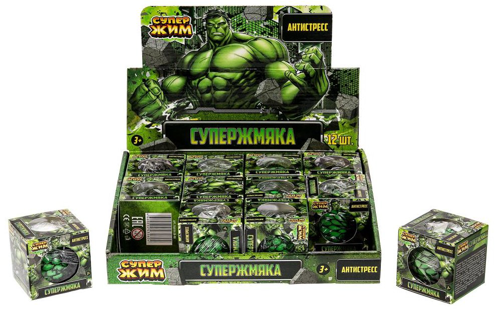 Игрушка-мялка СуперЖим TG01H-SB-RU зеленый купить,NaN