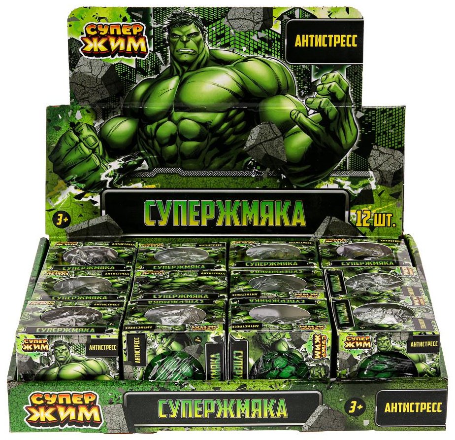 Игрушка-мялка СуперЖим TG01H-SB-RU зеленый купить,NaN
