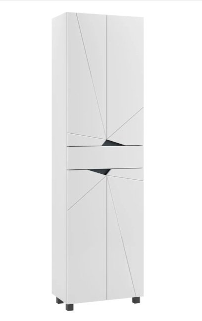 Шкаф-пенал KABINKA.KZ DV6605PR 55.3x31.6x195см белый купить,NaN