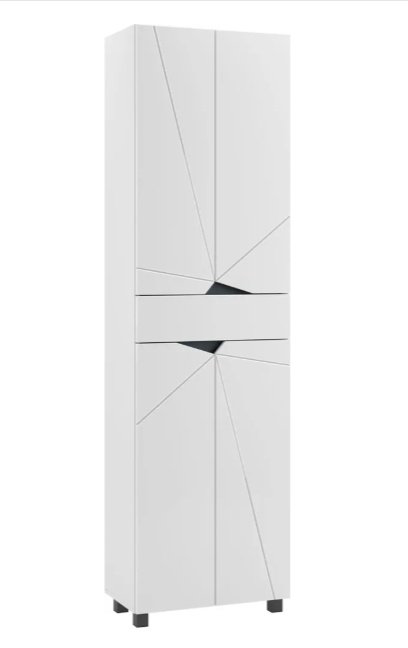 Шкаф-пенал KABINKA.KZ DV6605PR 55.3x31.6x195см белый купить,NaN