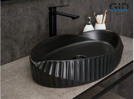 Раковина GID-ceramic Bm888 накладная овальная 38.5, керамика купить,191700