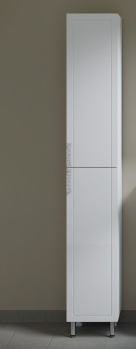 Шкаф-пенал напольный KABINKA.KZ &#34;Vittoria 30&#34;-01, 30x31.6x190 см, белый