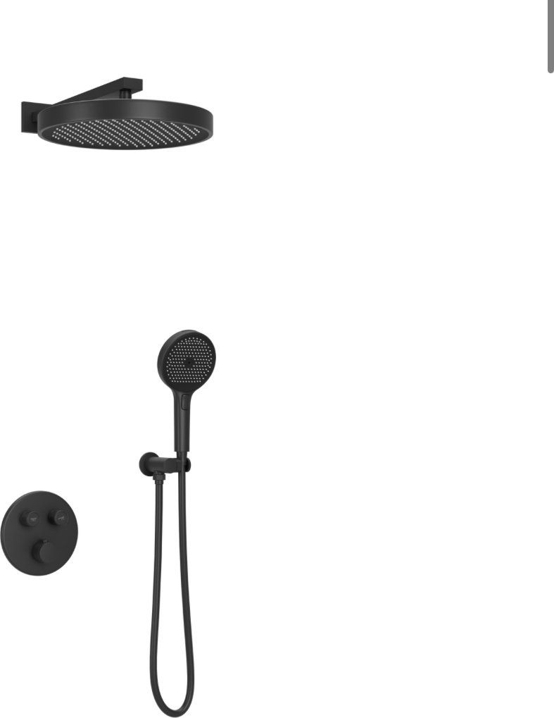 Sancos душевой набор (гарнитур) Space SC3006MB