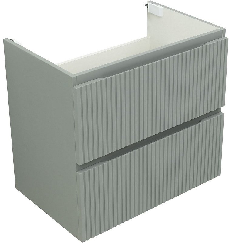 Тумба с раковиной KABINKA.KZ Flat 70 335433, 70x63.7x45.5 см, серый