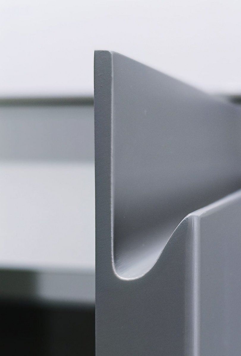 Тумба с раковиной KABINKA.KZ Байтерек, 59.2x50x42.6 см, серый