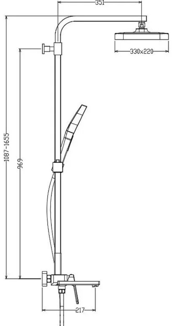 Raglo душевой набор (гарнитур) R51.24.03