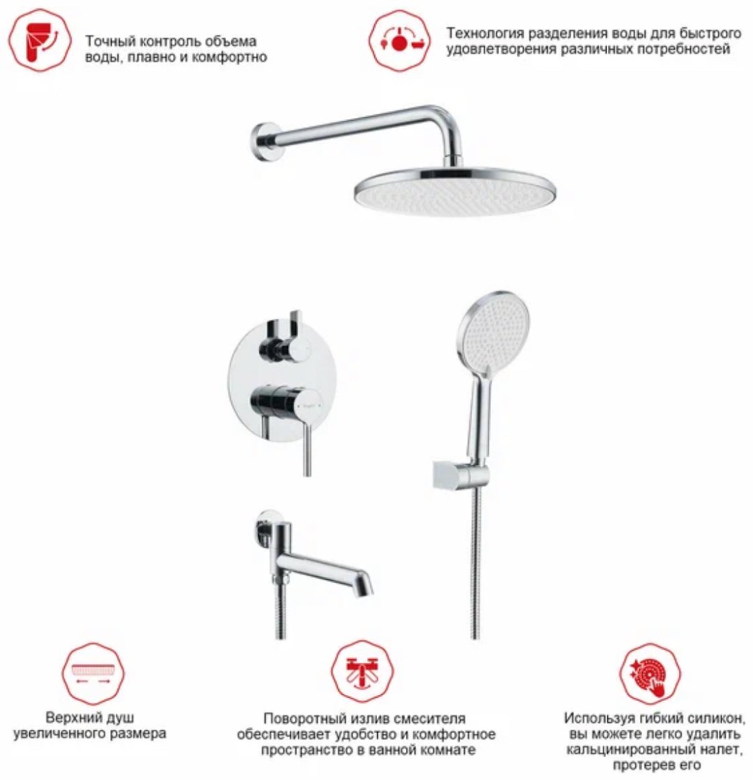 Raglo душевой набор (гарнитур) R20.27