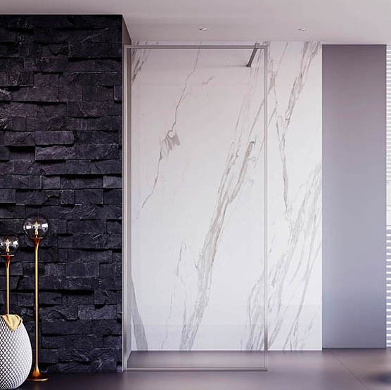 Душевое ограждение KABINKA.KZ одностенное KR81-120-01-C4, 1200х2000 мм