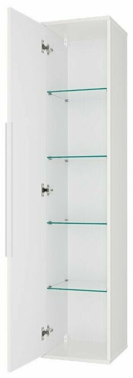 Шкаф-пенал навесной Brevita SAVOY-35 SAV-05035-010 35x35x165см белый купить,NaN