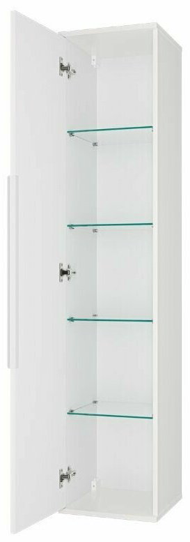 Шкаф-пенал навесной Brevita SAVOY-35 SAV-05035-010 35x35x165см белый купить,NaN