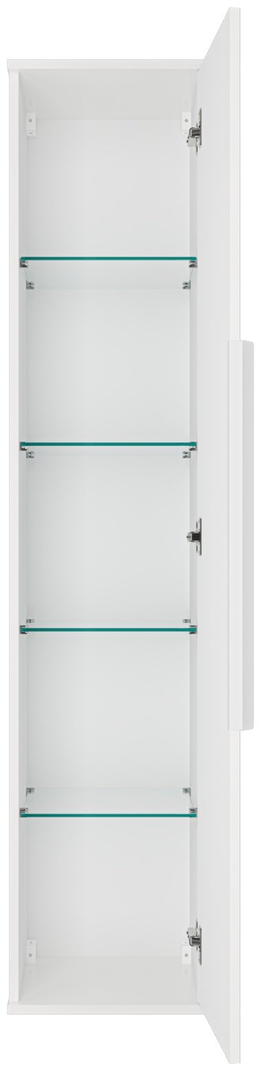 Шкаф-пенал навесной Brevita SAVOY-35 SAV-05035-010 35x35x165см белый купить,NaN