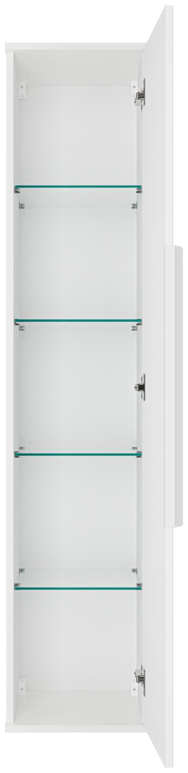 Шкаф-пенал навесной Brevita SAVOY-35 SAV-05035-010 35x35x165см белый купить,NaN