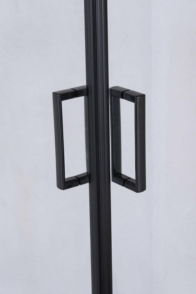 Душевое ограждение Niagara двухстенное NG-6886-08 BLACK, 800х1950 мм