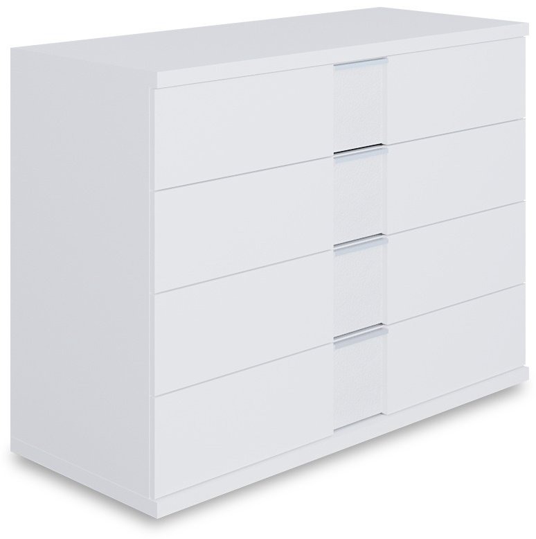Комод Мебель Парк Глосс 100x50.50x91см белый купить,NaN
