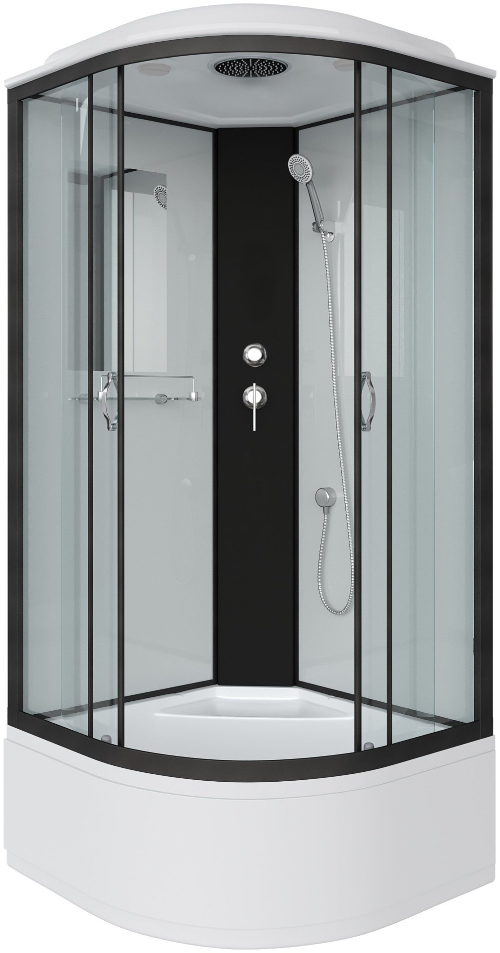 Душевая кабина Niagara NG-6707-14G (215 см х 80 см), высокий поддон