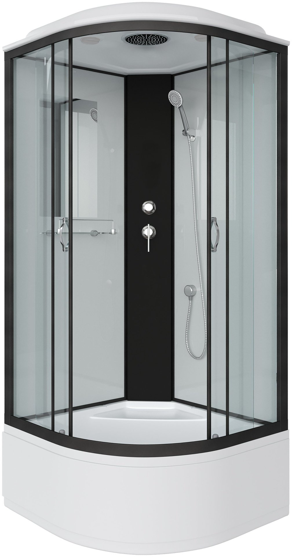 Душевая кабина Niagara NG-6707-14G (215 см х 80 см), высокий поддон