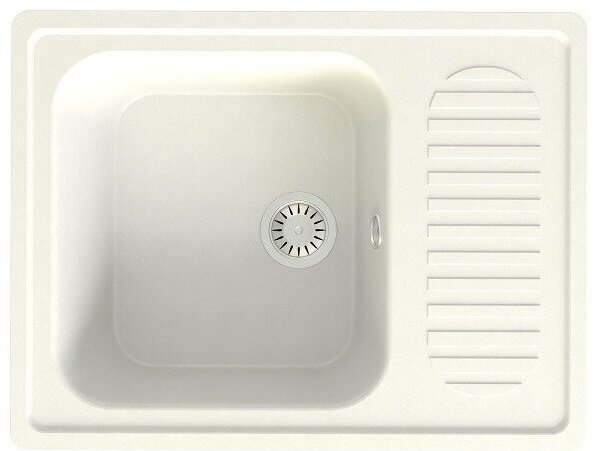 Кухонная мойка ГАММА Granite-05 врезная 64х49х17.5 см, искусственный гранит