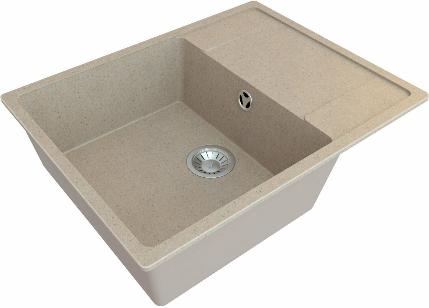 Кухонная мойка ГАММА Granite-13 врезная 64х50.5х18.5 см, искусственный гранит купить,NaN