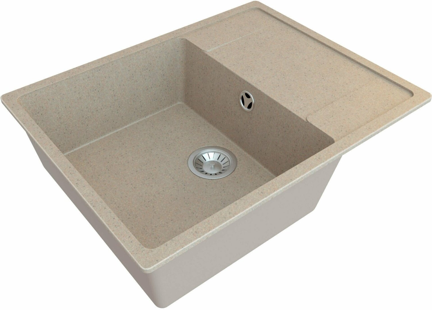 Кухонная мойка ГАММА Granite-13 врезная 64х50.5х18.5 см, искусственный гранит купить,NaN