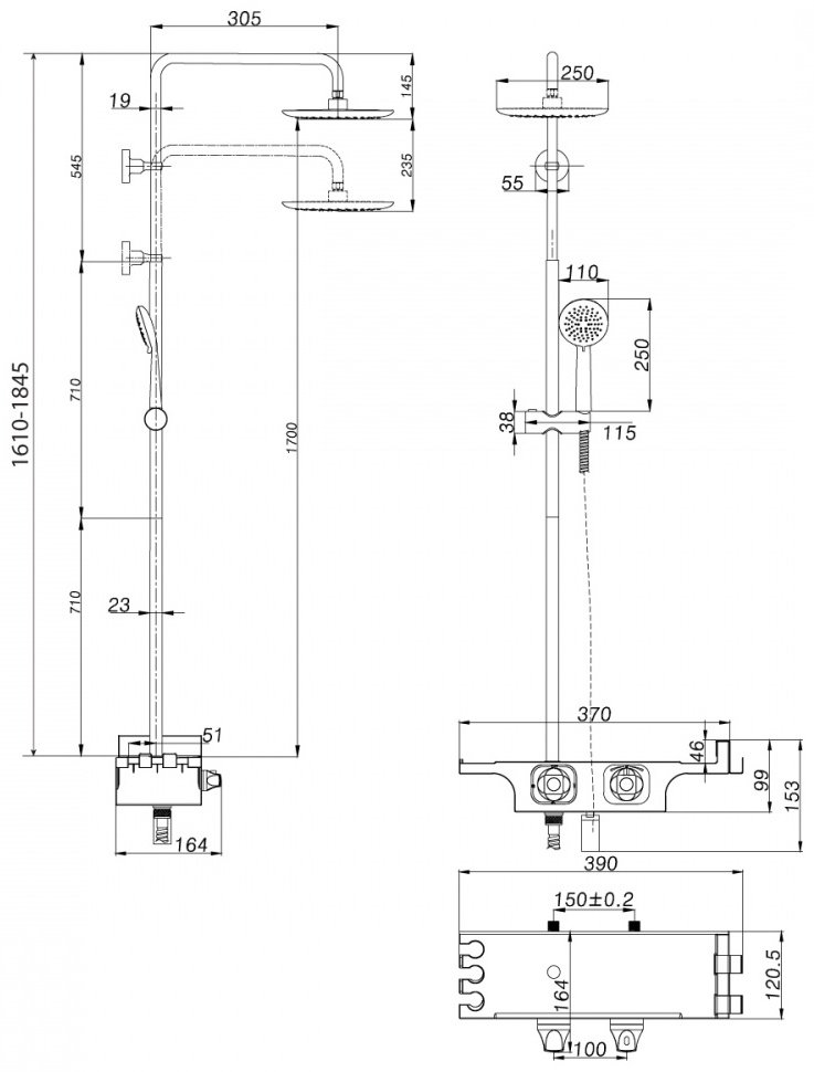 Lemark душевая стойка Tropic LM7008C купить,153090