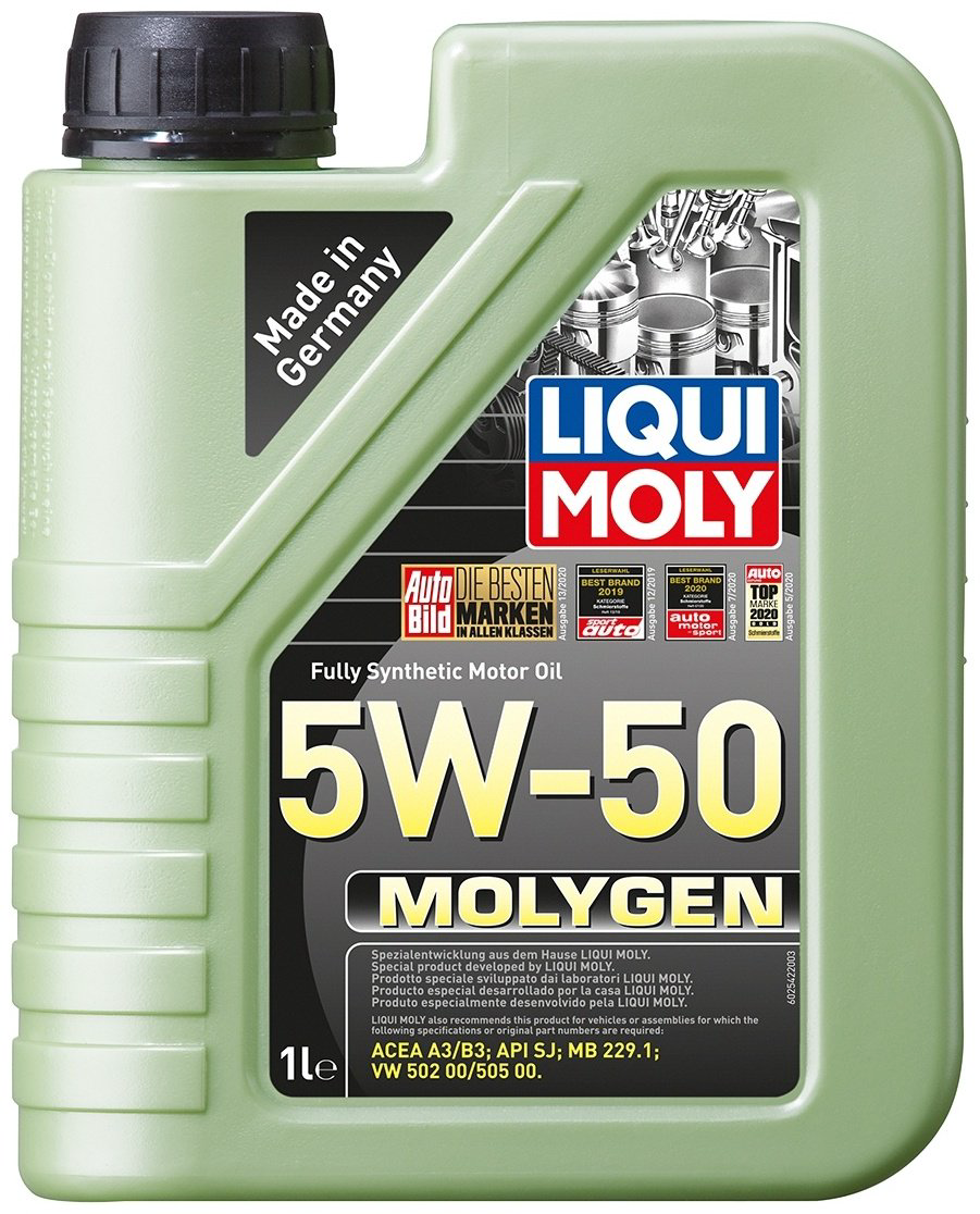 Моторное масло Синтетическое LIQUI MOLY MOLYGEN 5W-50 1 л купить,NaN
