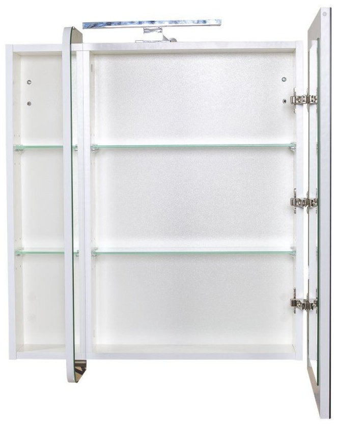 Шкаф с зеркалом AQUARODOS Рома 70, 70x13x75см, белый купить,NaN