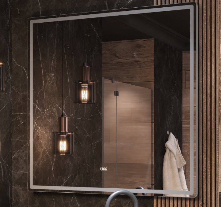 Зеркало настенное Vigo Roberta Luxe 100x100см