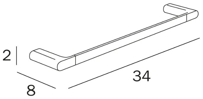 KABINKA.KZ держатель MITO A2018ACR 1 шт, латунь