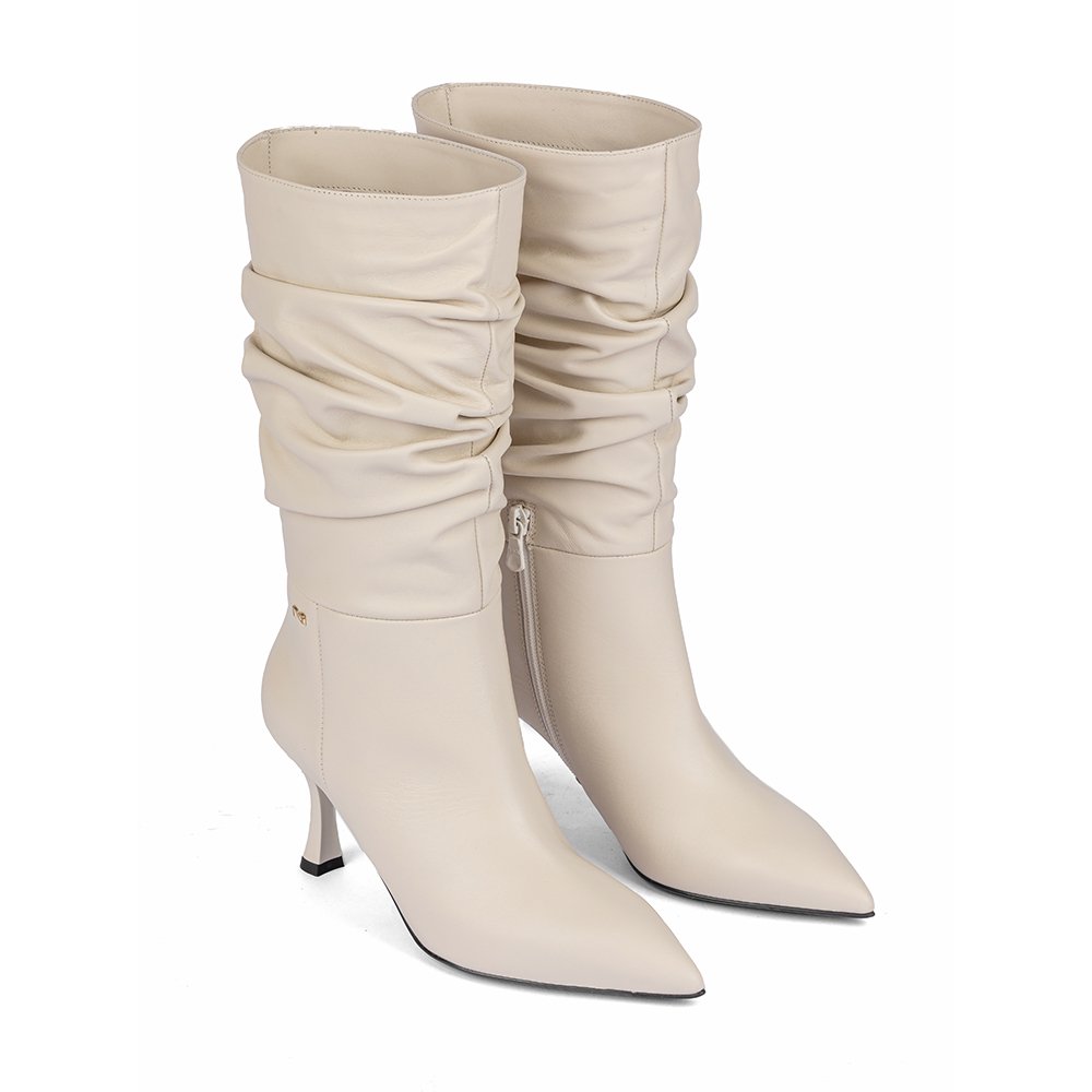 Сапоги Nero Giardini Stiv.Donna Velvet Col I410832DE Milk молочный 37,5