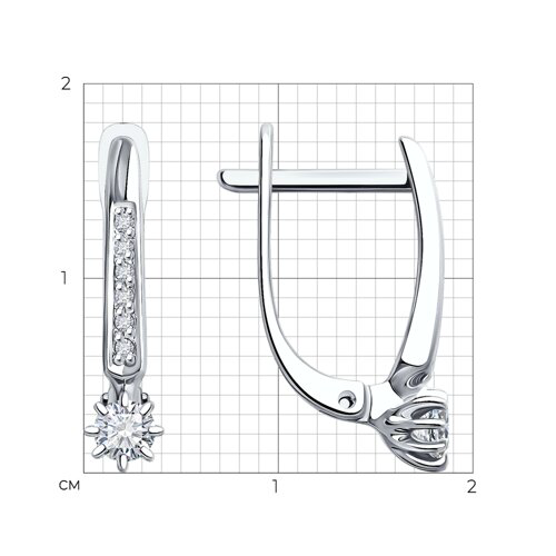 Серьги Diamant 52-220-01771-1_1,91 1.91гр купить,NaN