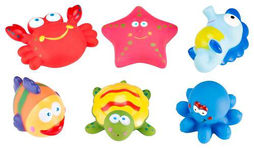 Набор игрушек Roxy Kids для ванной Морские обитатели  купить,NaN