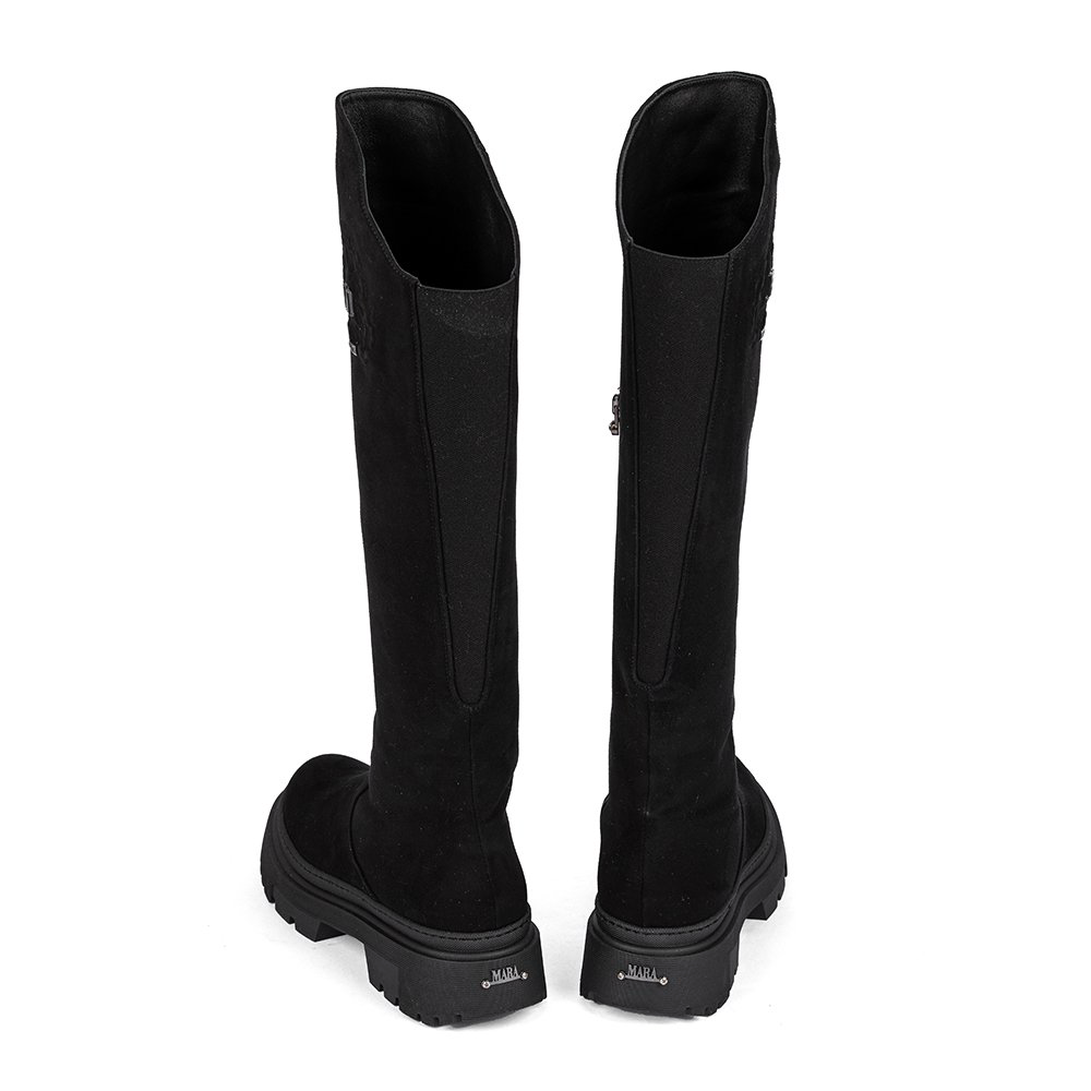 Сапоги Mara Camoscio Nero MA259 NAN черные 40 купить,220000