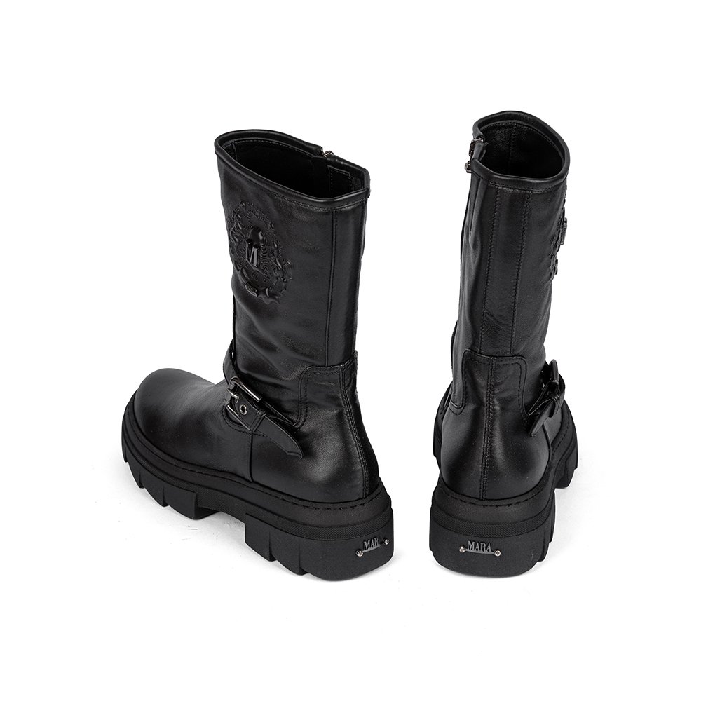 Сапоги Mara Nappa Nero MA272 WAZ черные 37 купить,0