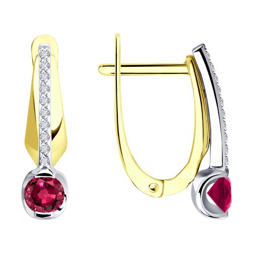 Серьги Diamant 53-220-01504-2_3,02 3.02гр купить,NaN