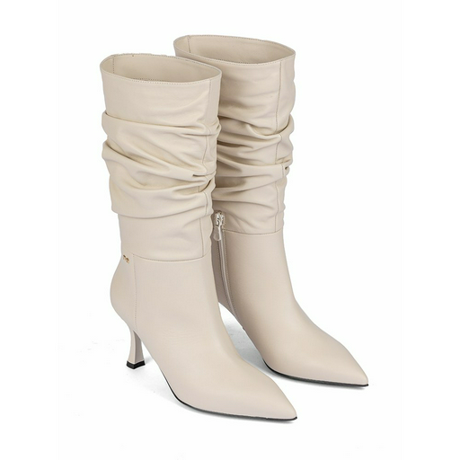 Сапоги Nero Giardini Stiv.Donna Velvet Col I410832DE Milk молочный 40
