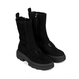 Сапоги Mara Camoscio Nero MA266 WAZ черные 40