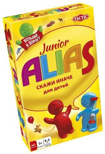 Настольная игра Tactic Alias Скажи Иначе для малышей компактная Junior 2 купить,NaN