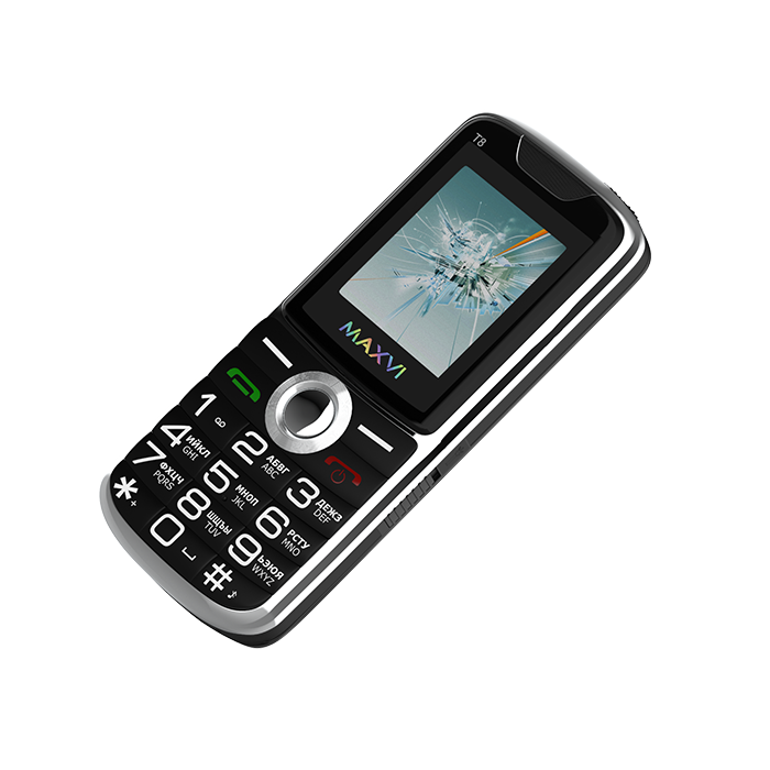Мобильный телефон  Maxvi T8 Black  купить,NaN
