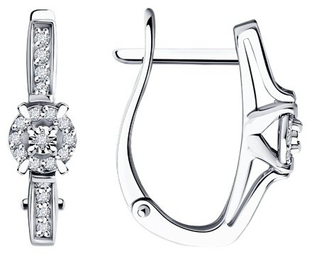 Серьги Diamant 52-220-01923-1_2,26 2.26гр купить,NaN