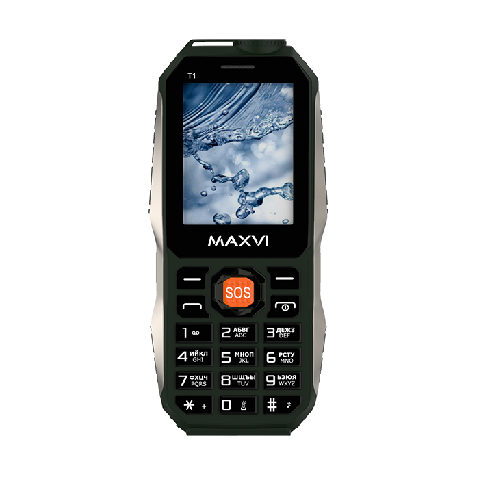 Мобильный телефон Maxvi T1 Green купить,NaN