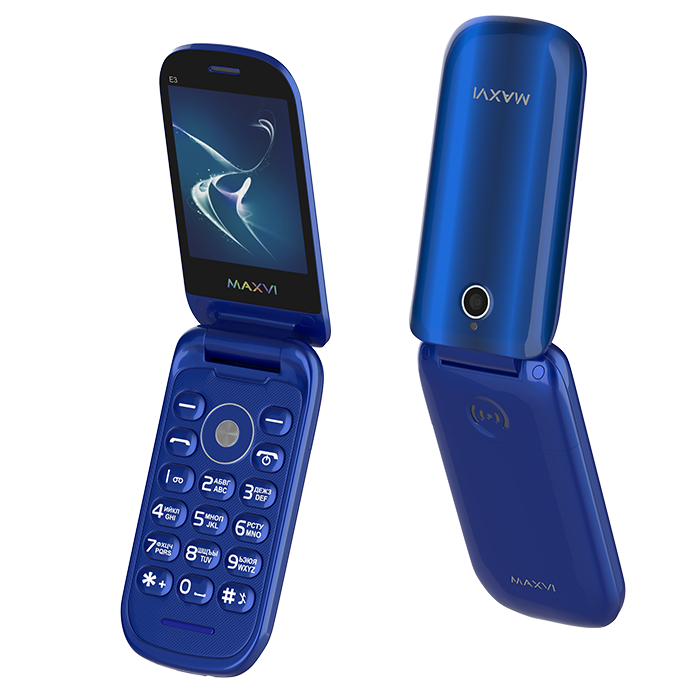 Мобильный телефон Maxvi E3 Radiance Blue купить,NaN
