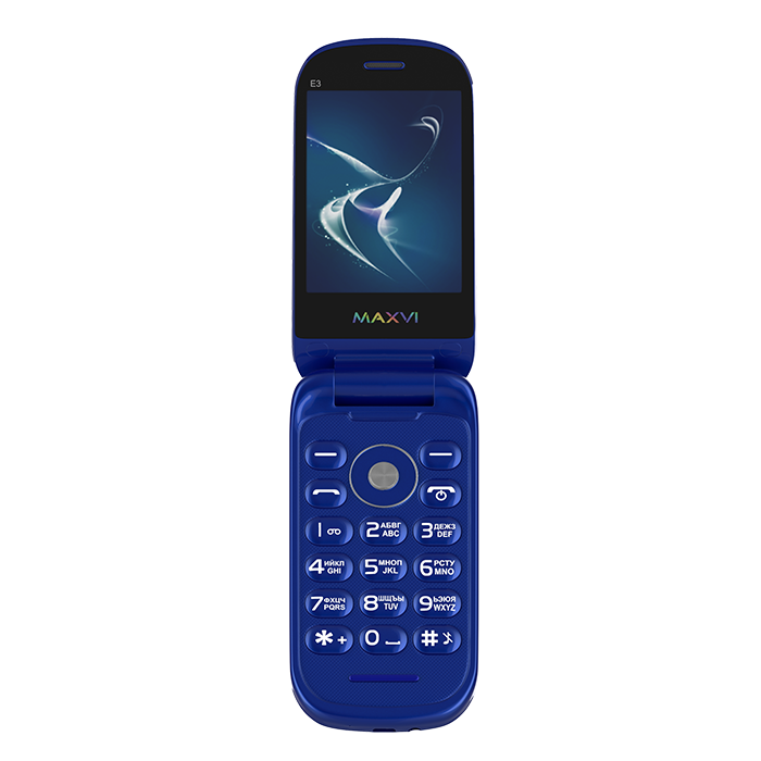Мобильный телефон Maxvi E3 Radiance Blue купить,NaN