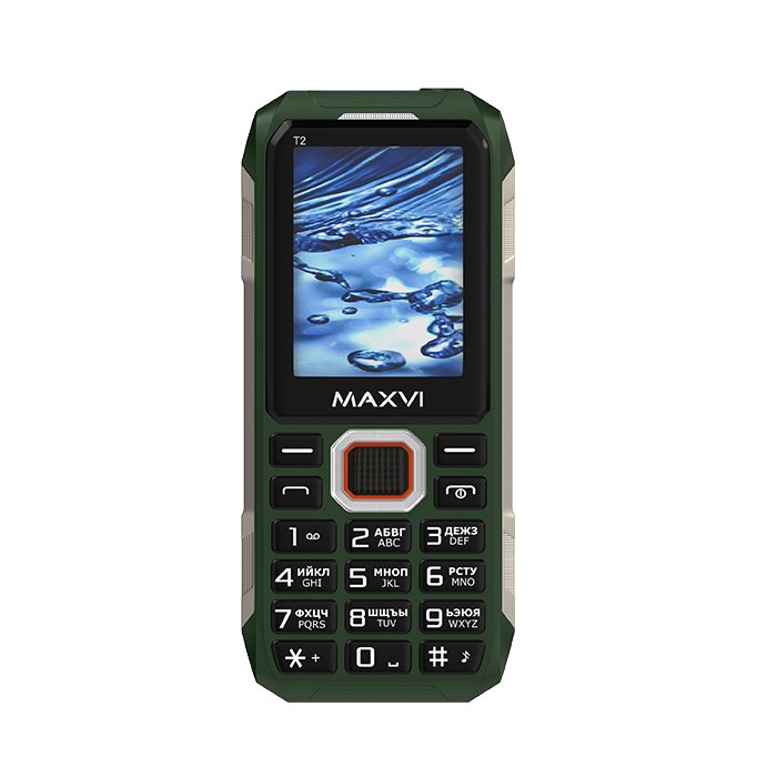 Мобильный телефон Maxvi T2 Green