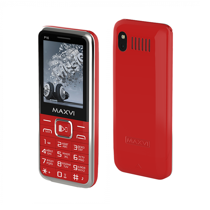 Мобильный телефон Maxvi P16 Red