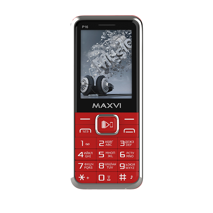 Мобильный телефон Maxvi P16 Red