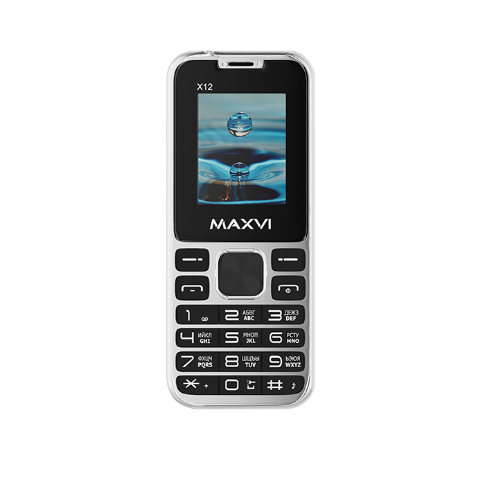 Мобильный телефон Maxvi X12 Metallic Silver купить,NaN