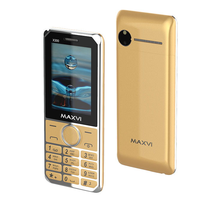 Мобильный телефон Maxvi X300 Gold купить,NaN