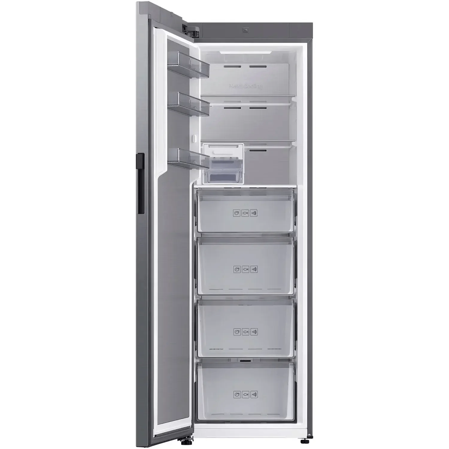 Морозильник Samsung RZ80H32H1TWT серебристый